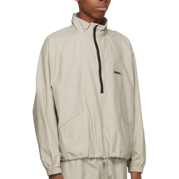 ESSENTIAL - FEAR OF GOD Half-Zip Track Jacket - Picture 3 of 9